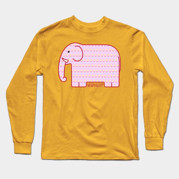 Elephant Long Sleeve T-Shirt by mkbl